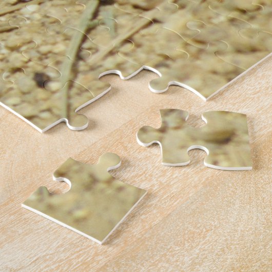 Puzzle - Lizard op vuil pad Legpuzzel (Zijkant)