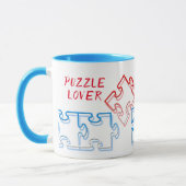 Puzzle Lover Persoonlijke Puzzle Mok (Links)