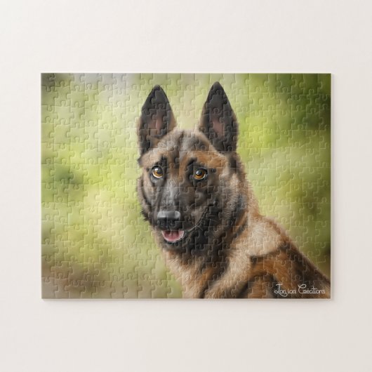 Puzzle Malinois Legpuzzel (Horizontaal)