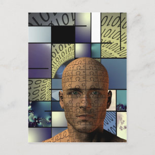 Puzzle Man Briefkaart