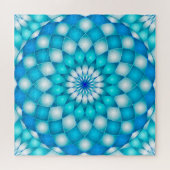 Puzzle Mandala Abstracte Lotus Flower Legpuzzel (Horizontaal)