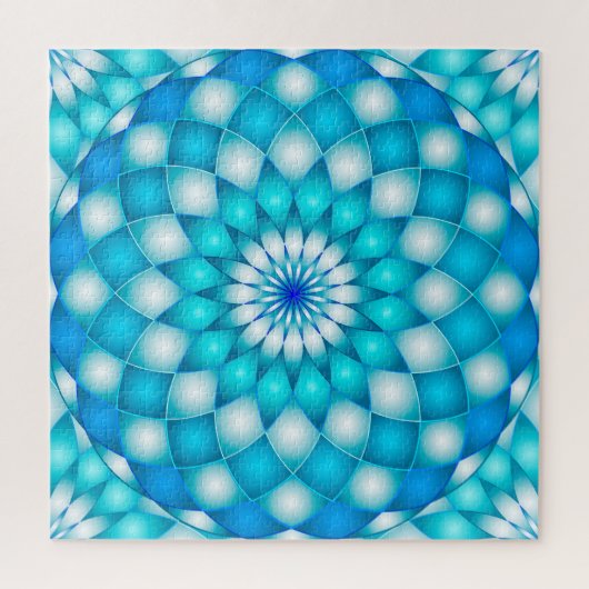 Puzzle Mandala Abstracte Lotus Flower Legpuzzel (Verticaal)