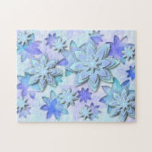 Puzzle mandala abstracte lotusbloemen legpuzzel (Horizontaal)