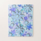 Puzzle mandala abstracte lotusbloemen legpuzzel (Verticaal)