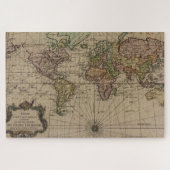 Puzzle mapa mundi mapa del globo legpuzzel (Horizontaal)