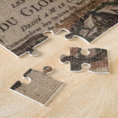 Puzzle mapamundi mapa del mundo antiguo legpuzzel (Zijkant)