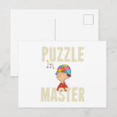Puzzle Master Briefkaart (Voorkant / Achterkant)