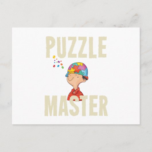 Puzzle Master Briefkaart (Voorkant)