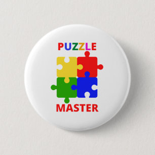 Puzzle Master Ronde Button 5,7 Cm