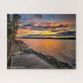 Puzzle | McCall Idaho Sunset on Payette Legpuzzel (Horizontaal)
