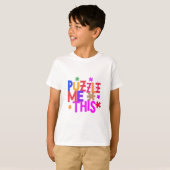 Puzzle Me Dit Terug naar School Shirt (Voorkant volledig)