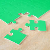 Puzzle met Bright Neon Green Background Legpuzzel (Zijkant)