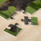 Puzzle met een grappige golf-angstaanjagende scène legpuzzel (Zijkant)