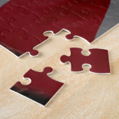 Puzzle met Gift Box/Bald Eagle met Amerikaanse vla Legpuzzel (Zijkant)