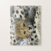 Puzzle met Gift Box/Cheetah Cub Legpuzzel (Verticaal)