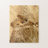 Puzzle met Gift Box/Cheetah Legpuzzel (Verticaal)