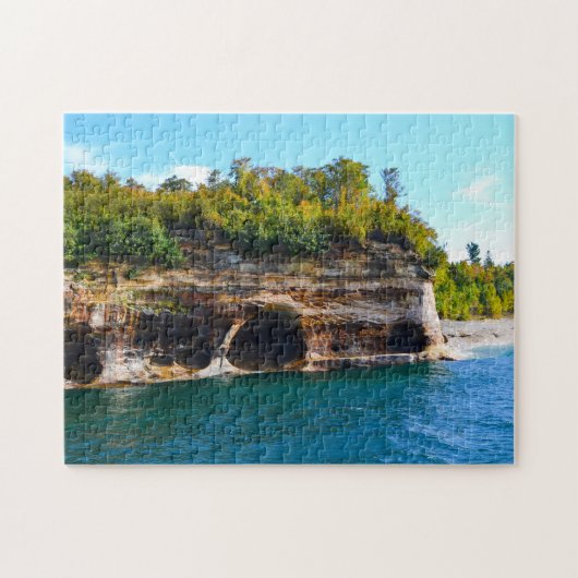 Puzzle met Gift Box/Pictured Rocks Legpuzzel (Horizontaal)