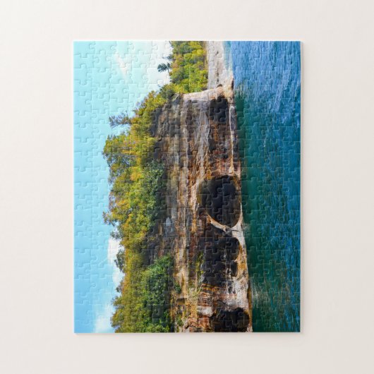 Puzzle met Gift Box/Pictured Rocks Legpuzzel (Verticaal)