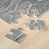 Puzzle met hoogland koe art print legpuzzel (Zijkant)