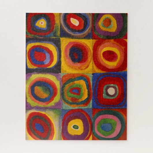 Puzzle met Kandinsky's Squares and Circles Legpuzzel (Verticaal)