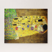 Puzzle met Klimt's The Kiss Legpuzzel (Horizontaal)