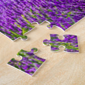 Puzzle met lavendeveld in Provence Legpuzzel (Zijkant)
