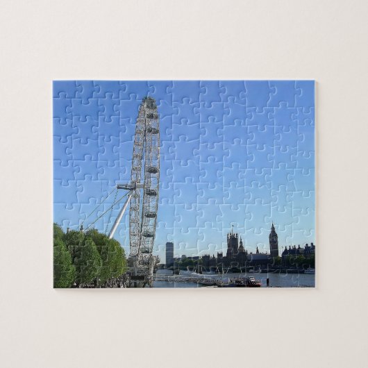 Puzzle met London Eye Ferris Wheel Legpuzzel (Horizontaal)