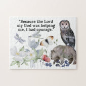 Puzzle met mooi versum van de bijbel legpuzzel (Horizontaal)