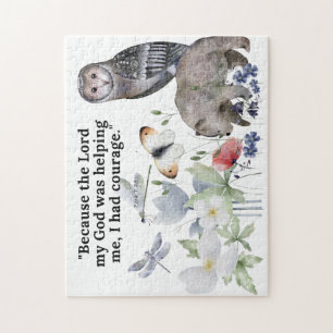 Puzzle met mooi versum van de bijbel legpuzzel