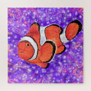 Puzzle met prachtige kleuren Clownfish Legpuzzel