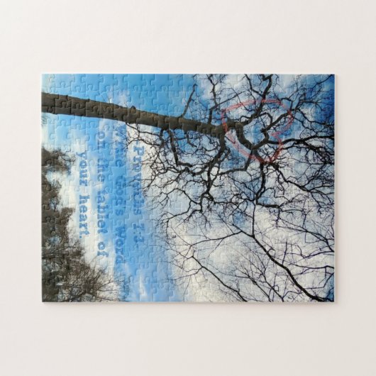 Puzzle met scripts legpuzzel (Horizontaal)