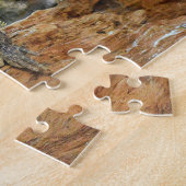 Puzzle met twee nieuwsgierige lizards legpuzzel (Zijkant)