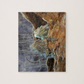 Puzzle met twee nieuwsgierige lizards legpuzzel (Verticaal)