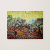 Puzzle met Vincent Van Gogh's "Olijfbomen" Legpuzzel (Horizontaal)