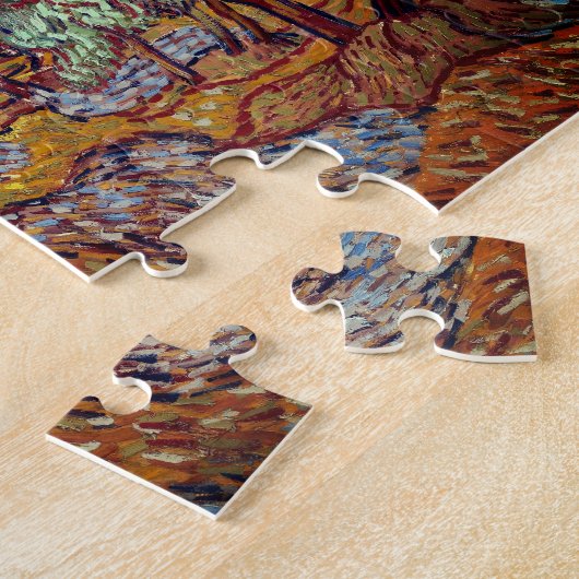 Puzzle met Vincent Van Gogh's "Olijfbomen" Legpuzzel (Zijkant)