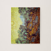 Puzzle met Vincent Van Gogh's "Olijfbomen" Legpuzzel (Verticaal)