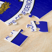 Puzzle met vlag van de staat Louisiana Legpuzzel (Zijkant)