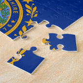 Puzzle met vlag van de staat New Hampshire Legpuzzel (Zijkant)