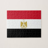 Puzzle met vlag van Egypte Legpuzzel (Horizontaal)