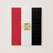 Puzzle met vlag van Egypte Legpuzzel (Verticaal)