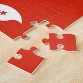 Puzzle met vlag van Hongkong, China Legpuzzel (Zijkant)