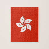Puzzle met vlag van Hongkong, China Legpuzzel (Verticaal)