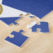 Puzzle met vlag van Houston City Legpuzzel (Zijkant)