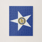 Puzzle met vlag van Houston City Legpuzzel (Verticaal)