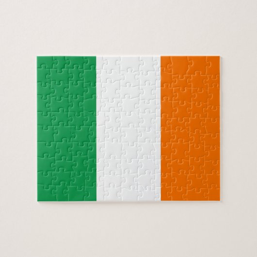 Puzzle met vlag van Ierland Legpuzzel (Horizontaal)