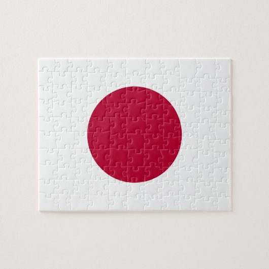 Puzzle met vlag van Japan Legpuzzel (Horizontaal)