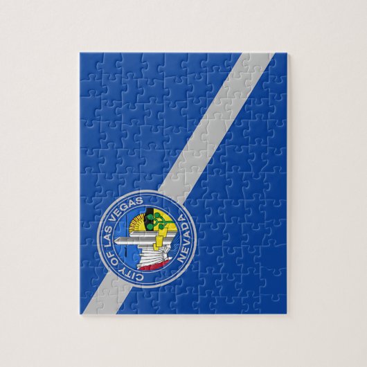 Puzzle met vlag van Las Vegas City Legpuzzel (Verticaal)