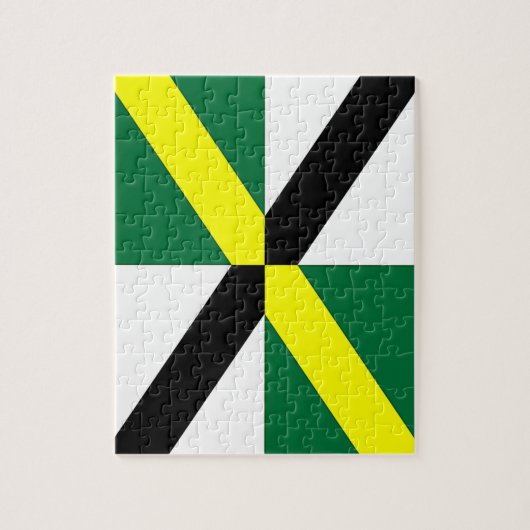 Puzzle met vlag van Monterey City Legpuzzel (Verticaal)