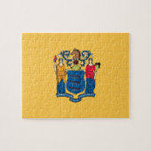Puzzle met vlag van New Jersey Legpuzzel (Horizontaal)