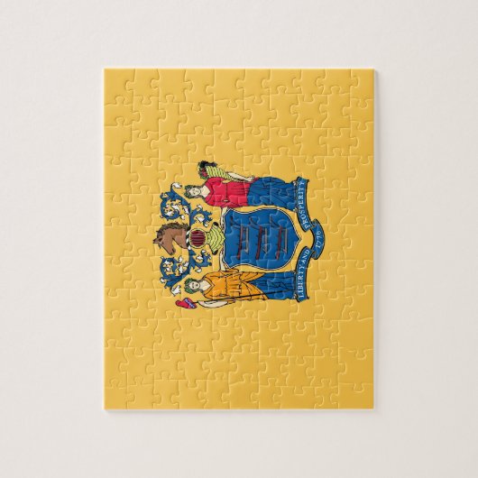 Puzzle met vlag van New Jersey Legpuzzel (Verticaal)